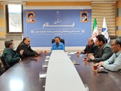 تشکیل جلسه کارگروه بررسی ساختمان های نا ایمن در استان ایلام