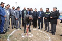 کلنگ‌زنی ایستگاه cgs شهر ایلام با حضور استاندار ایلام