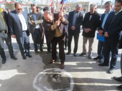 کلنگ زنی پروژه ساختمان اداری تأمین اجتماعی شعبه ملکشاهی