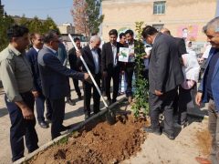 برگزاری مراسم پویش نهالکاری در شهرستان هلیلان