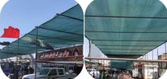 نصب ۹۰۰۰ هزار متر مربع سایبان در پایانه مرزی و پارکینگ اربعین