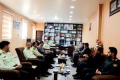دیدار مهندس نبی‌پور مدیر مخابرات منطقه ایلام با فرماندهی انتظامی استان