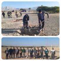 اجرای پویش درختکاری در روستاهای شهرستان دهلران