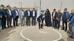 کلنگ زنی احداث پارک خطی شهرداری دهلران