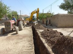 راه‌اندازی یک حلقه چاه برای تامین آب « صید نظری » آسمان آباد