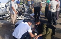 حادثه غم‌انگیز در مهران ؛ تصادف یک خانواده