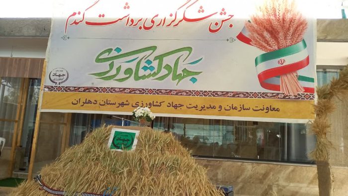 برگزاری جشن شکرگزاری برداشت گندم در دشت عباس دهلران