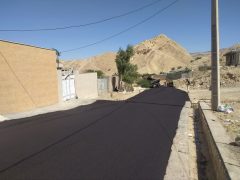 عملیات اجرایی آسفالت در ۲۰ روستای دهلران آغاز شد