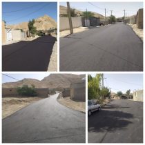 نهضت آسفالت معابر روستایی شهرستان دهلران با سرعت ادامه دارد
