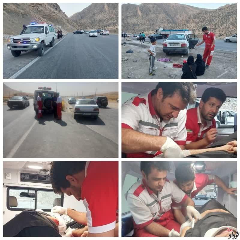 امدادرسانی هلال احمر ایلام به ۱۲ مصدوم در دو سانحه رانندگی محور شباب – حمیل , مریم بالوی فیلی خبرنگار نودادامروز امدادرسانی هلال احمر ایلام به ۱۲ مصدوم در دو سانحه رانندگی محور شباب – حمیل , مریم بالوی فیلی خبرنگار نودادامروز