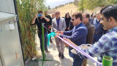افتتاح پروژه توسعه و اصلاح شبکه برق در روستاهای شهرستان چوار