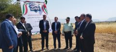 کلنگ‌ زنی سه پروژه آبرسانی در هلیلان همزمان با هفته دولت