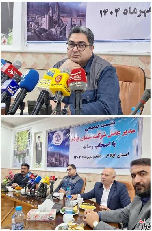 رشد ۱۲ درصدی تولید سیمان ایلام در سال جاری محقق شد , ۷۰۰ نفر به صورت مستقیم در کارخانه سیمان ایلام مشغول به کار هستند , مریم بالوی فیلی خبرنگار نودادامروز رشد ۱۲ درصدی تولید سیمان ایلام در سال جاری محقق شد , ۷۰۰ نفر به صورت مستقیم در کارخانه سیمان ایلام مشغول به کار هستند , مریم بالوی فیلی خبرنگار نودادامروز