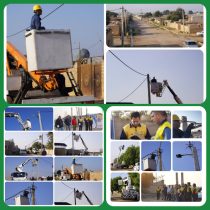۱۶۰ چراغ روستاهای دشت‌ عباس با ال‌ ای‌ دی در چهل‌ و دومین مانور جهادی جایگزین شدند