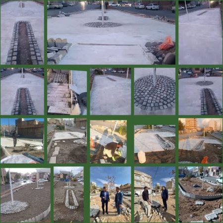 بهسازی مثلثی رفوژ بلوار فارابی به پایان رسید
