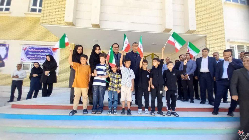 افتتاح مدرسه ۱۲ کلاسه شهید قاسم سلیمانی در ایلام , مریم بالوی فیلی خبرنگار نودادامروز