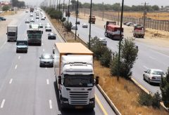 جابجایی بیش از ۳۴۷ هزار تن کالا در جاده‌ های ایلام