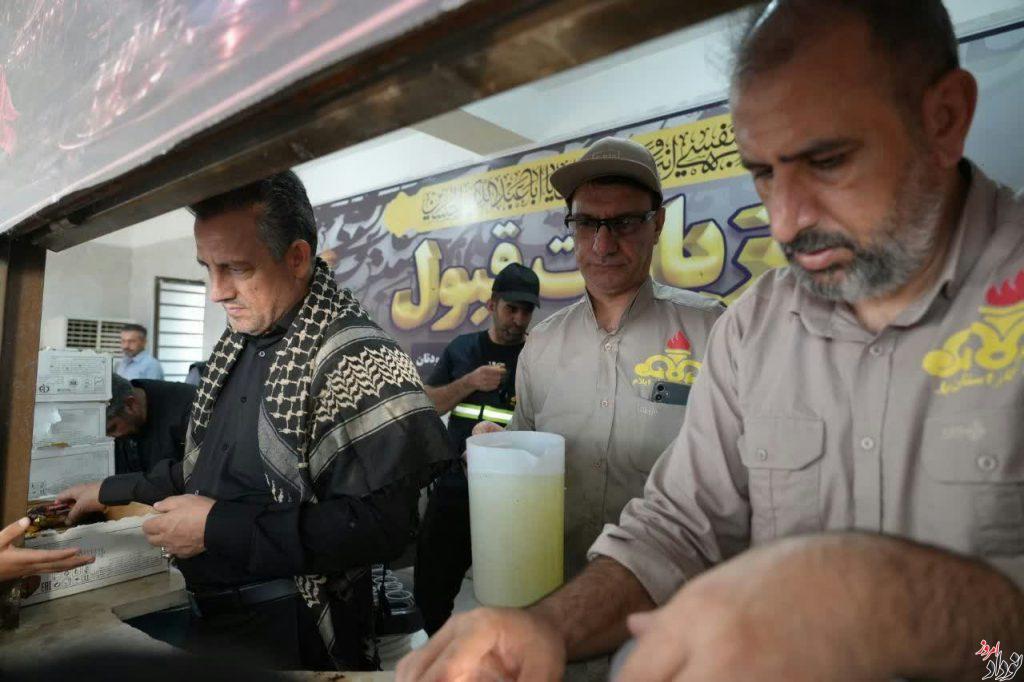 خدمت رسانی گسترده موکب شرکت گاز ایلام با توزیع ۳۴ هزار وعده غذایی و ۲۰۰ هزار بطری آب معدنی , مریم بالوی فیلی خبرنگار نودادامروز خدمت رسانی گسترده موکب شرکت گاز ایلام با توزیع ۳۴ هزار وعده غذایی و ۲۰۰ هزار بطری آب معدنی , مریم بالوی فیلی خبرنگار نودادامروز