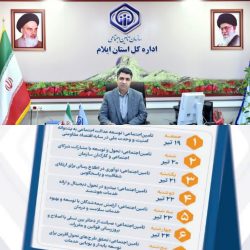 پیام تبریک مظفر حیدری مدیرکل تأمین اجتماعی استان ایلام به مناسبت فرا رسیدن هفته تأمین اجتماعی