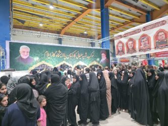 برپایی موکب شهید سلیمانی پالایشگاه گاز ایلام در چوار و ایلام