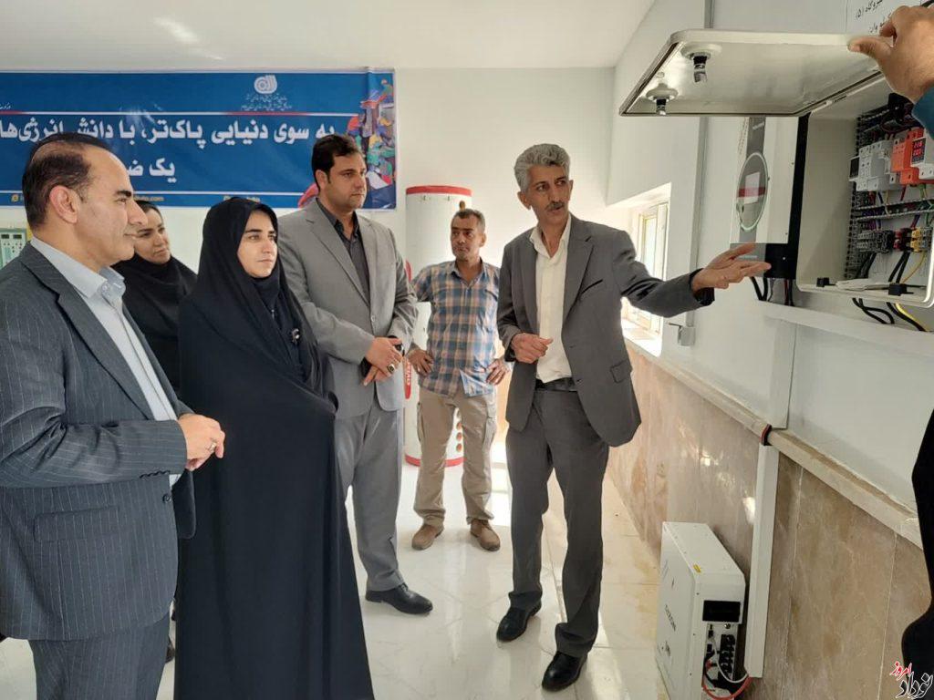 افتتاح مرکز تخصصی آموزش نیروگاه‌ های خورشیدی در شهرستان چرداول , مریم بالوی فیلی خبرنگار نودادامروز