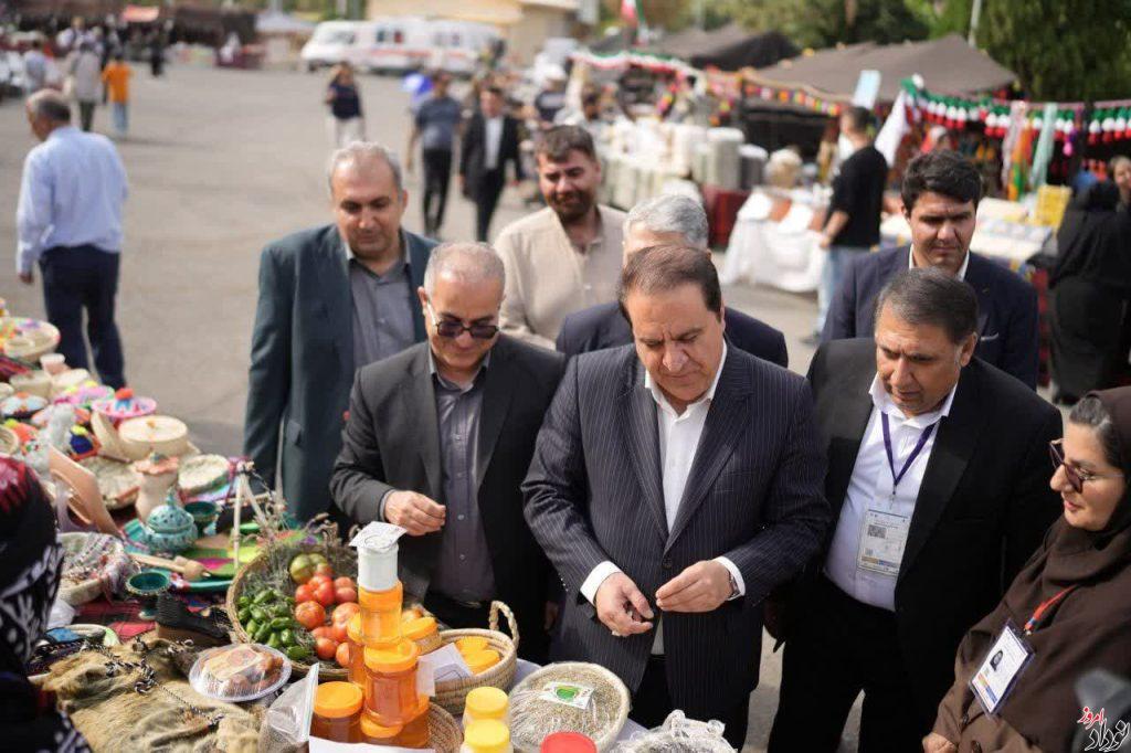 حضور ۳۰ هنرمند عشایری ایلام با ۱۰۰ محصول بومی در نمایشگاه ملی روستا و عشایر , مریم بالوی فیلی خبرنگار نودادامروز حضور ۳۰ هنرمند عشایری ایلام با ۱۰۰ محصول بومی در نمایشگاه ملی روستا و عشایر , مریم بالوی فیلی خبرنگار نودادامروز