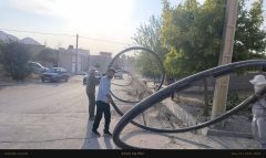 اصلاح ۵۰۰ متر از شبکه توزیع آب روستای گلزار هر کبود چوار با هدف حمایت از تولید و اشتغال